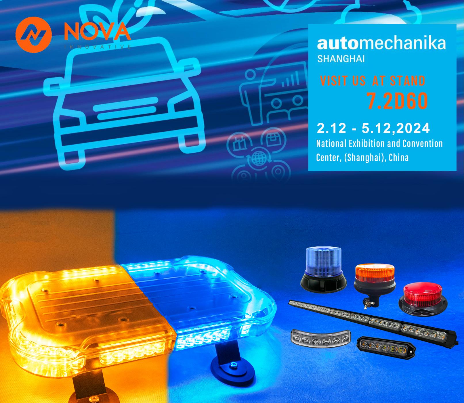 Nova Vehicle Invite you to visit us at Automechanika Shanghai 2024