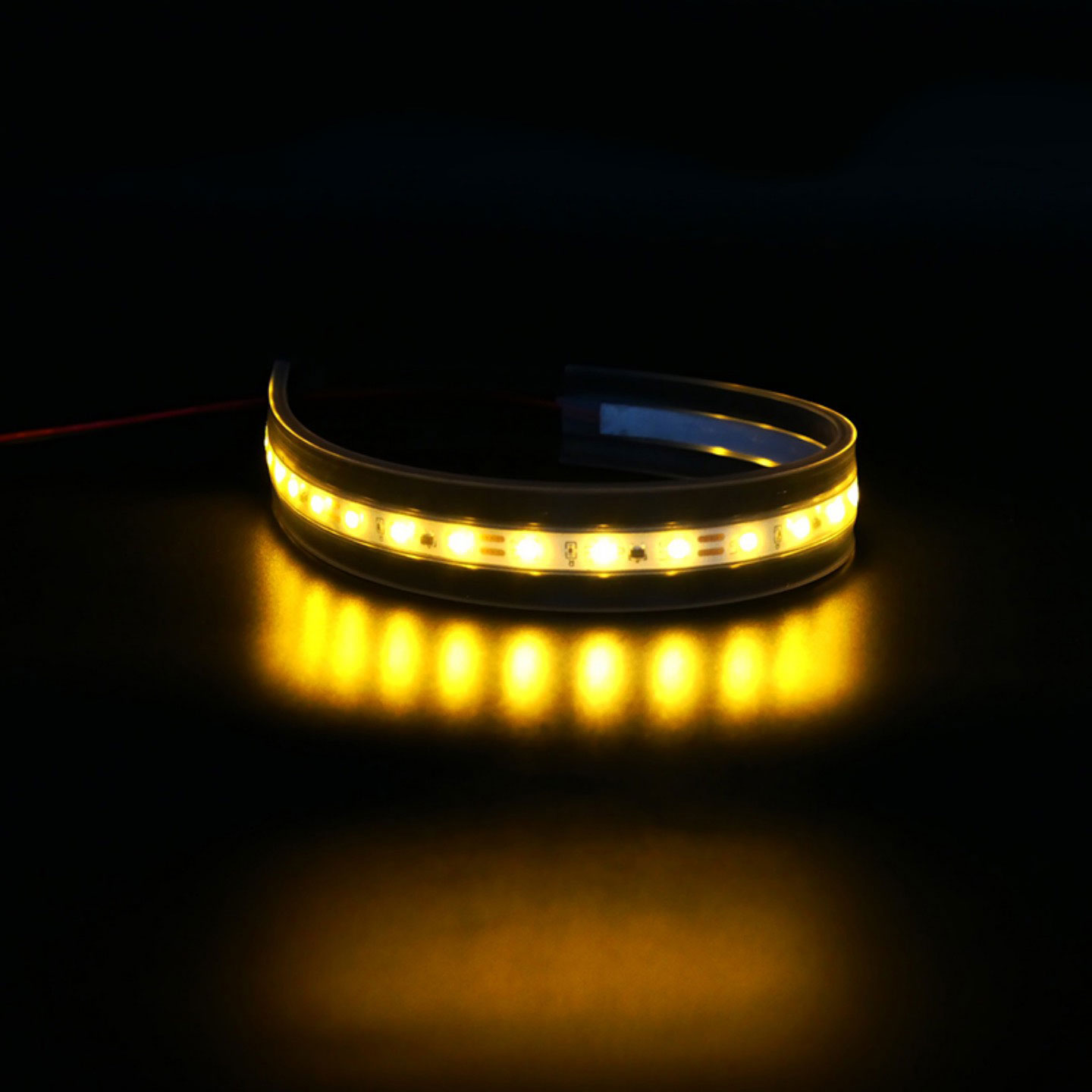 Flexible strip warning light